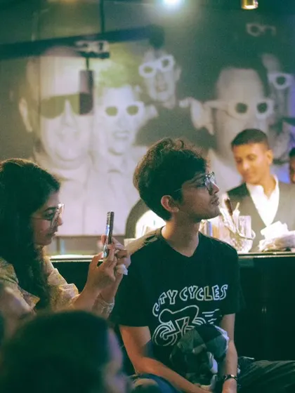 The audience captivated by the live jazz performance. It’s an intimate and soulful experience.