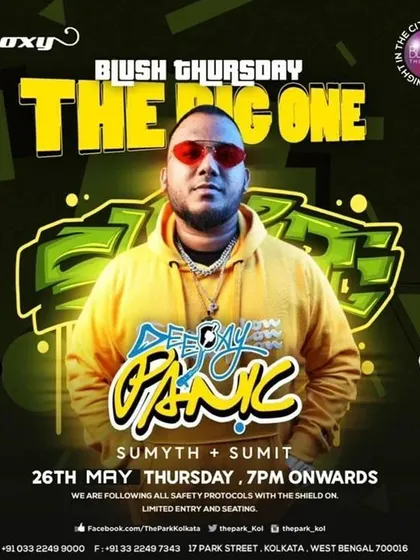 Taking over "The Big One" at Roxy, The Park Kolkata. This is one of my favorite venues to play in the city.