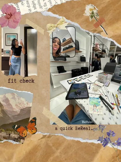 I had the amazing opportunity to create live illustrations for Tumi. This collage shows me at work, turning customers' dream destinations into custom art.