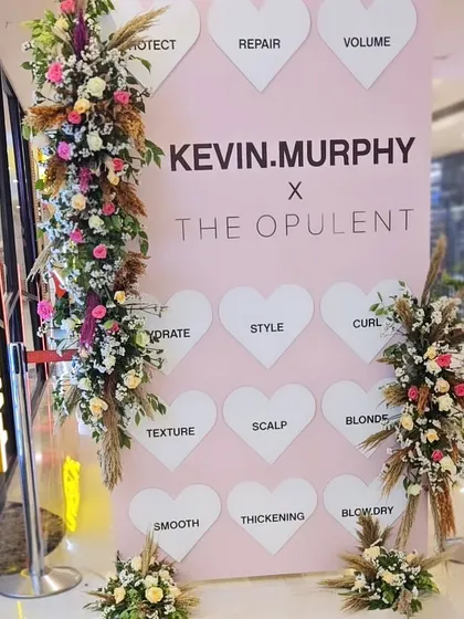 The beautiful setup for our Kevin Murphy event. I believe in creating beautiful experiences, not just beautiful hair.