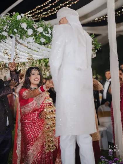 The bride's first look at her groom as she walks down the aisle. I choreograph these powerful emotional moments to create lasting memories.