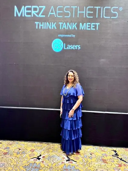 At the Merz Aesthetics Think Tank Meet, an event that brought colleagues together to discuss injectables, lasers, and future advancements.