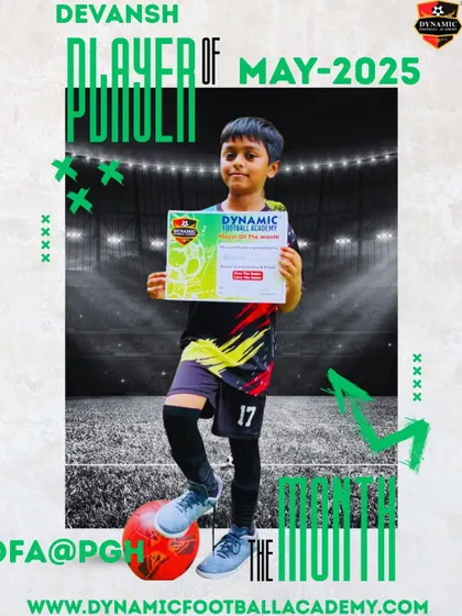 Devansh, Player of the Month for May 2025.