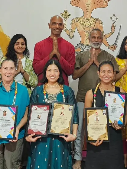 The joy of completing a journey together. I am so proud of this group from our Thailand intensive workshop, each one ready to share the gift of yoga with the world.