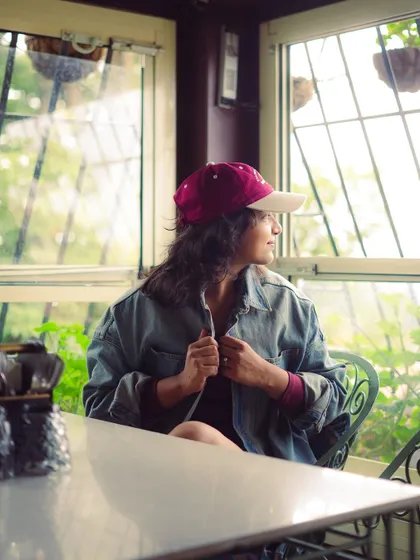 A candid moment from my time in Mussoorie, soaking in the peaceful atmosphere.