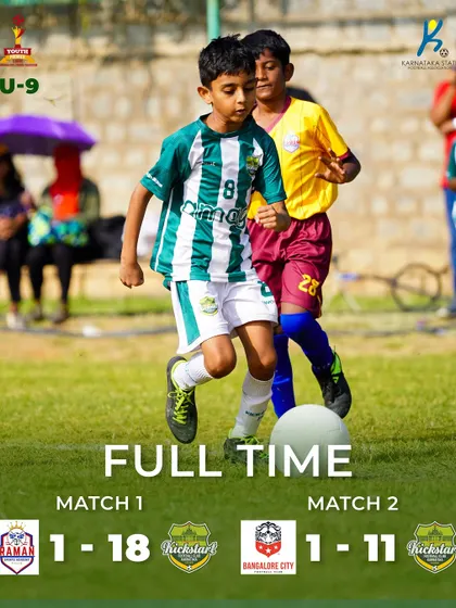 An unstoppable performance from our U-9 squad, scoring 18 goals in a single match. We encourage creativity and attacking flair from our youngest age groups.