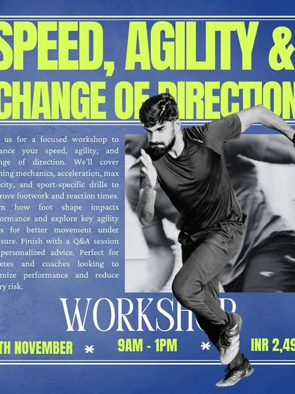 This workshop is a focused session designed to enhance multidirectional speed. We cover running mechanics, acceleration drills, and sport-specific agility patterns to improve footwork and reaction time under pressure.