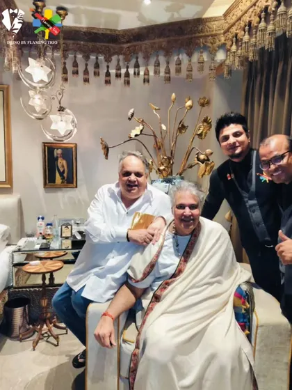 A special moment serving fashion icons Abu Jani & Sandeep Khosla at their home. We provide discreet, premium bar services for exclusive private parties.