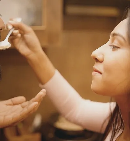 An intimate still from the 'Pehle' music video. Scenes like this help build the narrative of the song, telling a story of love and connection before things changed.