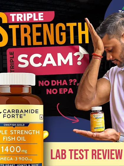 Coming tomorrow: The lab test review of Carbamide Forte's fish oil.