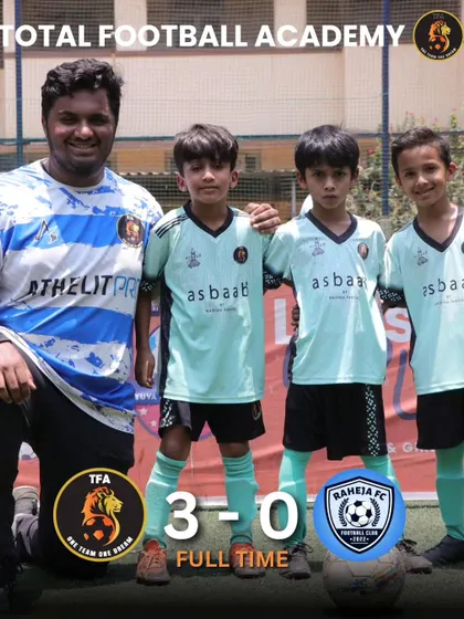 A sensational 3-0 win for our U7 team against Raheja FC.