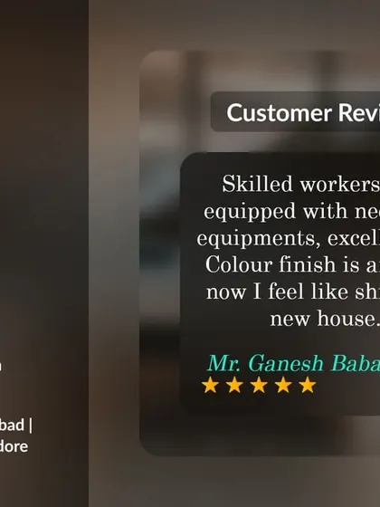 This client gave us a 5-star rating, noting that our skilled workers and excellent equipment resulted in an amazing color finish. We love hearing that our work makes clients feel like they have shifted into a brand new house.