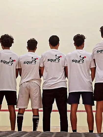 This is our crew. A team united by hard work and a shared goal. We wear the Squfit name with pride, ready to take on any challenge on the court.