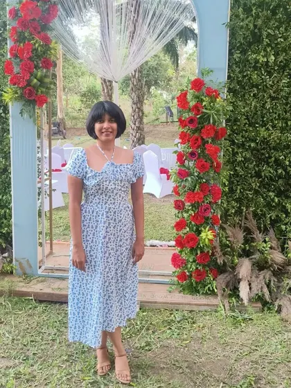 Enjoying the beautiful scenery at a destination wedding in Coorg. Performing at such stunning venues is always a treat, and I was happy to provide the music for this special day.