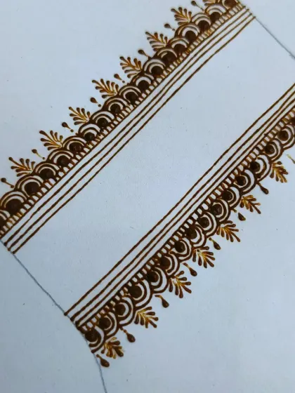A final, more detailed version of the practice border. This iterative process of practice is exactly how I teach my students to level up their skills.