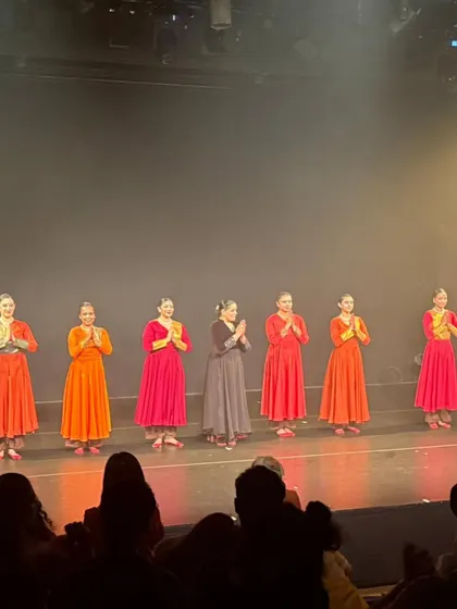 Taking a bow with my students after a showcase. This moment represents the culmination of weeks of hard work and the joy of sharing our art with an audience.