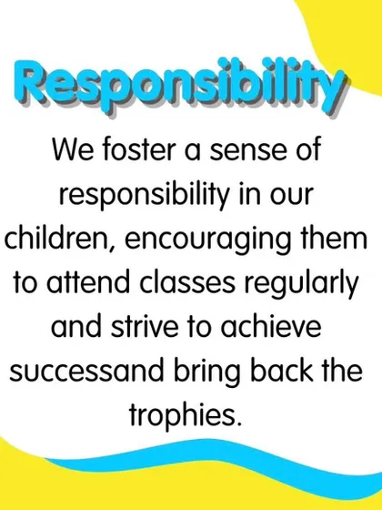 We foster a sense of responsibility by encouraging children to attend classes regularly and try their best. This teaches them commitment and the importance of being accountable for their own progress.