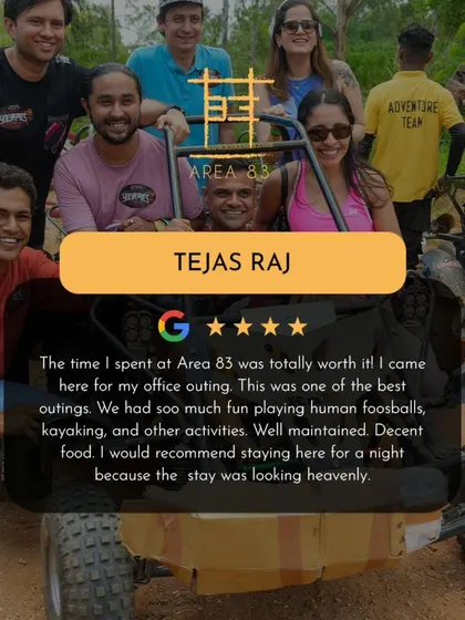 Tejas Raj said his time here was "totally worth it" and that it was "one of the best outings." He even recommended staying the night.