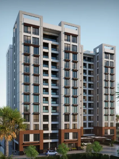This premium mid-rise in Bandra was designed to blend contemporary elegance with natural tranquility. The building's strong geometric lines are softened by lush greenery, creating a serene urban retreat with breathtaking sea views.