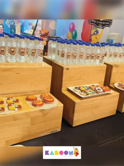 Even the refreshments get a magical twist! We provide themed snacks and drinks that fit perfectly into the world of your child's favorite story.