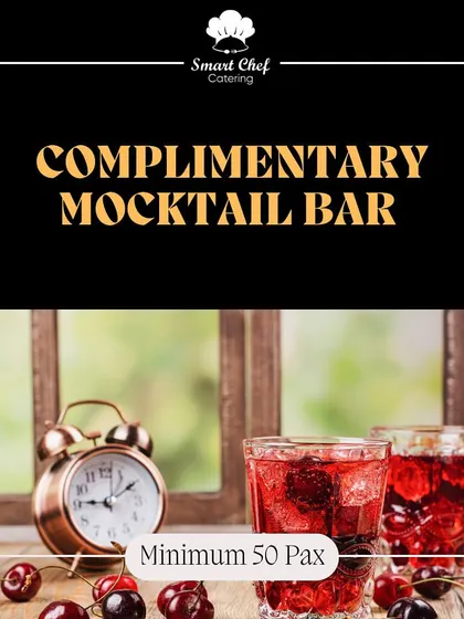 Our anniversary celebration offer includes a complimentary mocktail bar for events with a minimum of 50 guests. Let's make your occasion extraordinary!