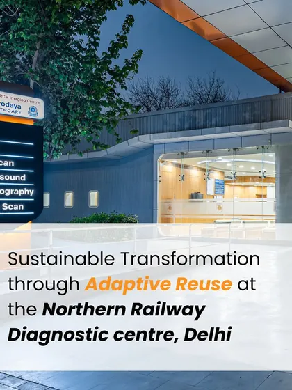 Our adaptive reuse of an old laundry building for the Northern Railway Diagnostic Centre is a model of sustainable transformation. The project brings cutting-edge diagnostics to the community while demonstrating our commitment to eco-friendly design solutions.