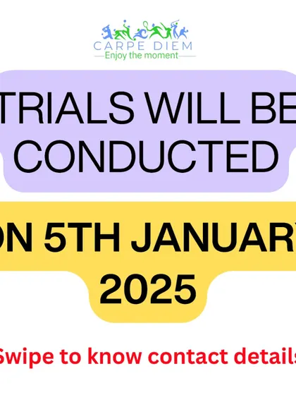 A clear reminder of our first trial date for the 2025 season. We believe in giving every child a fair chance to demonstrate their potential on the cricket field.