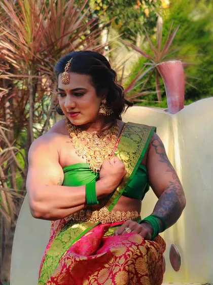 This comeback is personal. Dressed in traditional attire, this photo represents my journey of returning stronger and more determined than ever.