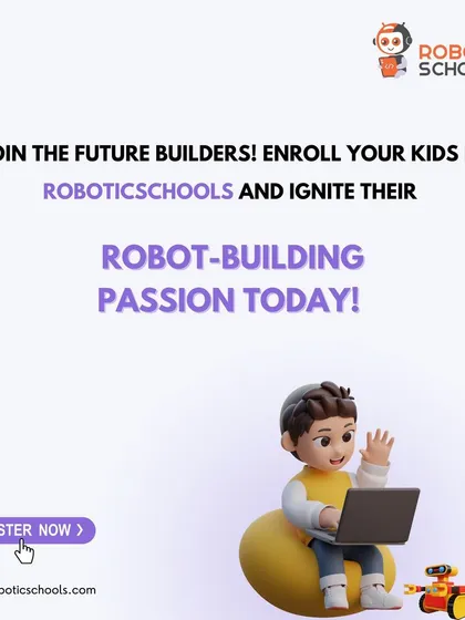 A call to action to join our robot-building courses.