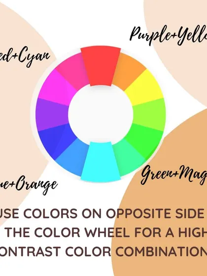 A duplicate of image 27, showing examples of complementary color pairs.