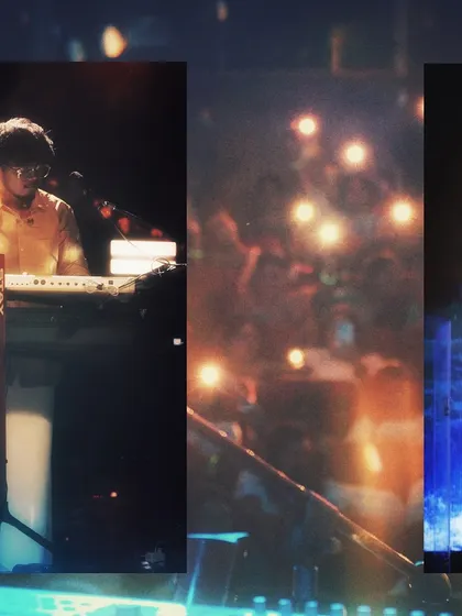 A creative collage from our 'Staccato Sambhrama' show.