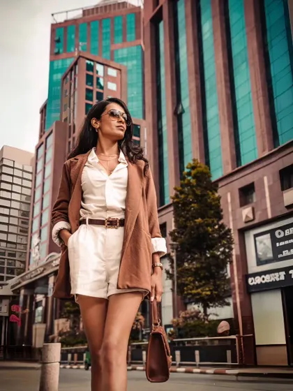 Another angle from my city photoshoot, showcasing a professional yet fashionable look suitable for a variety of high-end events.