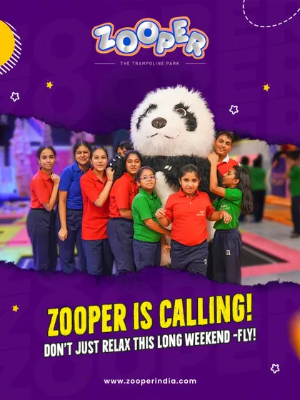 Zooper is calling all students for the long weekend. Don't just relax, come and fly with your friends and our friendly panda.