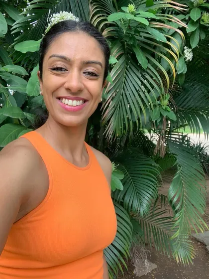 Good energy is contagious. A simple, happy selfie to share some good vibes.