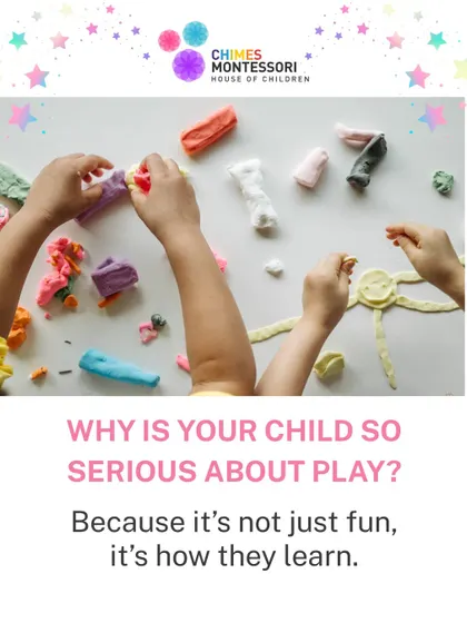 Why is your child so serious about play? Because it's not just fun, it's how they learn and make sense of the world.