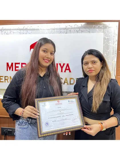 Another graduate ready to conquer the beauty world. Her passion and new skills will take her far.