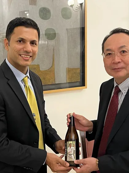 I had the honor of meeting with the Consul-General of Japan, discussing our shared passion for martial arts and its positive impact on our lives.