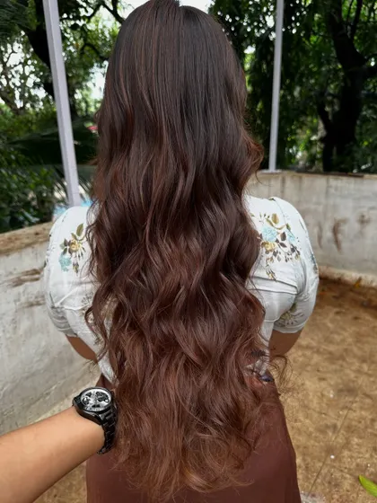 A final look at her stunning 'Ghar ki shaadi' hair.
