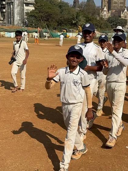 The joy of victory. Our U14 players walking off the field after a great win. These experiences are invaluable for their development as cricketers and as individuals.