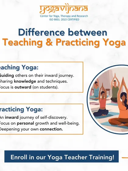 Many people wonder if teaching yoga is the same as practicing it. They are two distinct yet connected paths. My teacher training course helps you deepen your personal practice while also developing the outward-focused skills needed to guide others.