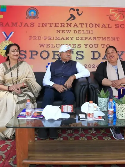 It was an honor to be the Guest of Honour at the Ramjas International School Sports Day. Sharing the stage with esteemed guests, we celebrated the spirit of sportsmanship and competition among young students.