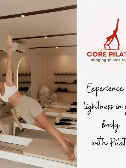 Experience the lightness in your body with exercises like this side plank on the Reformer, which builds strength and creates length simultaneously.
