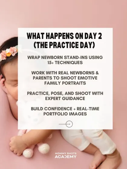 A graphic detailing what happens on Day 2 of the bootcamp, focusing on hands-on practice.