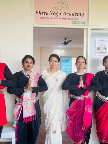 Standing with the performers of our Women's Day event. Their dedication to both their practice and the performance was incredible.