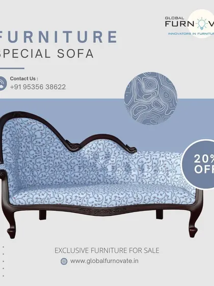 A special sale on our exclusive sofa collection, featuring a classic divan-style sofa.