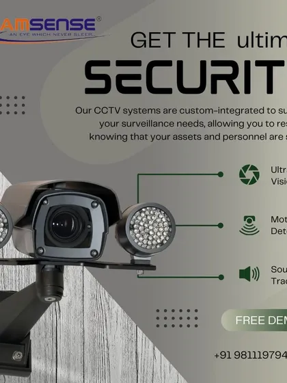 I offer cameras with the latest technology to ensure nothing is missed. This model features an ultra-wide vision lens, precise motion detection, and sound tracking capabilities for the ultimate surveillance of your property.