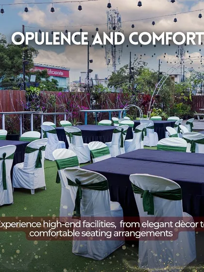 We provide opulence and comfort with high-end facilities, from elegant decor to comfortable seating arrangements for all your guests.