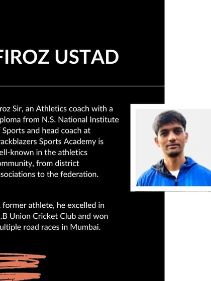 Meet Firoz Ustad, our head coach and a diploma holder from the National Institute of Sports. As a former athlete, he brings deep-rooted knowledge and a proven track record to our academy.