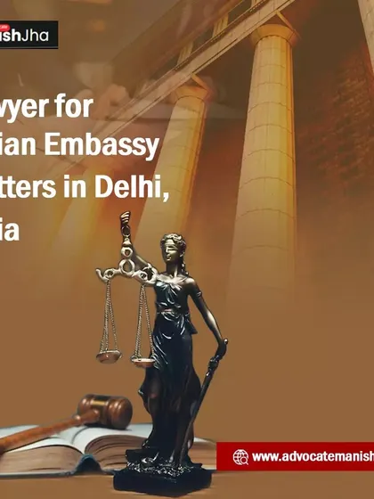 I provide specialized legal representation for matters concerning Indian Embassies in Delhi. My practice is built on a deep understanding of the protocols and legal frameworks required to resolve complex diplomatic and administrative issues effectively.