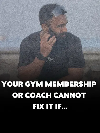 Your coach can't fix it if you lack discipline, have poor eating habits, or expect instant results. This carousel breaks down what you need to bring to the table.